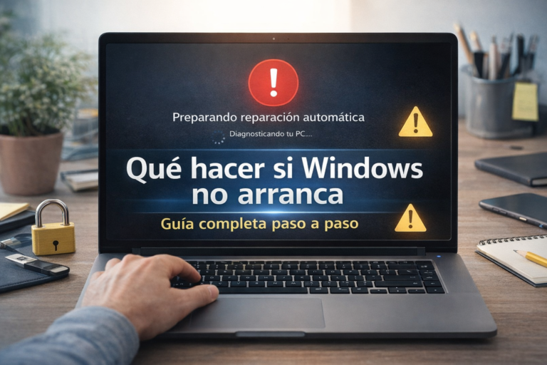 Qué hacer si Windows no arranca: guía definitiva para recuperar tu PC sin perder datos (2026)