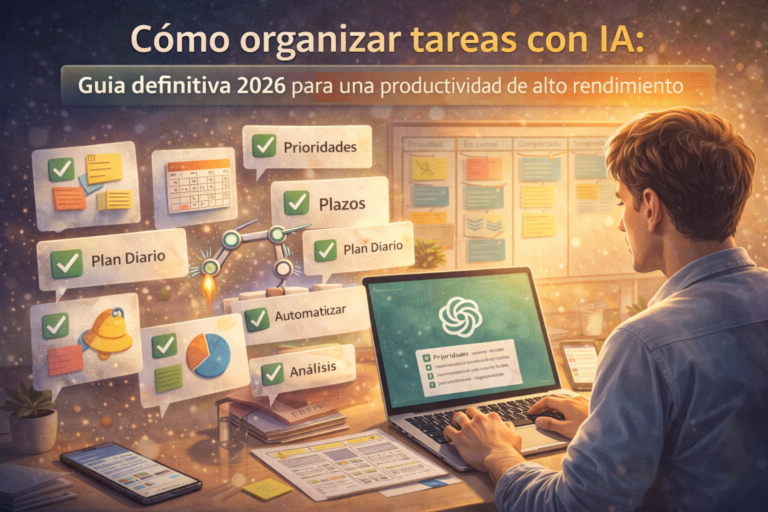 Cómo organizar tareas con IA: Guía definitiva 2026 para una productividad de alto rendimiento